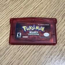 Pokemon: Ruby Version Gameboy Advance GBA Authentic Tested - New Battery