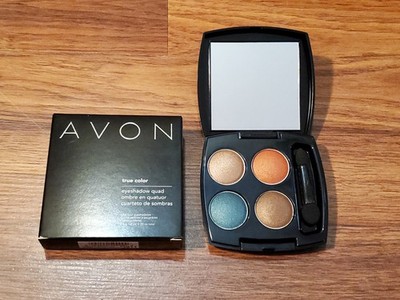 Avon True Color Eyeshadow Quad Q911 Caribbean Sunset DISCONTINUED
