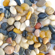 2 LB Aquarium Gravel River Ro - Natural Polished Decorative Gravel,