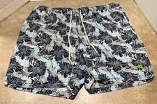 Tommy Bahama Men's Swim Trunks, XL, Drawstring, 5  Inseam, Mesh Lined, Pocket