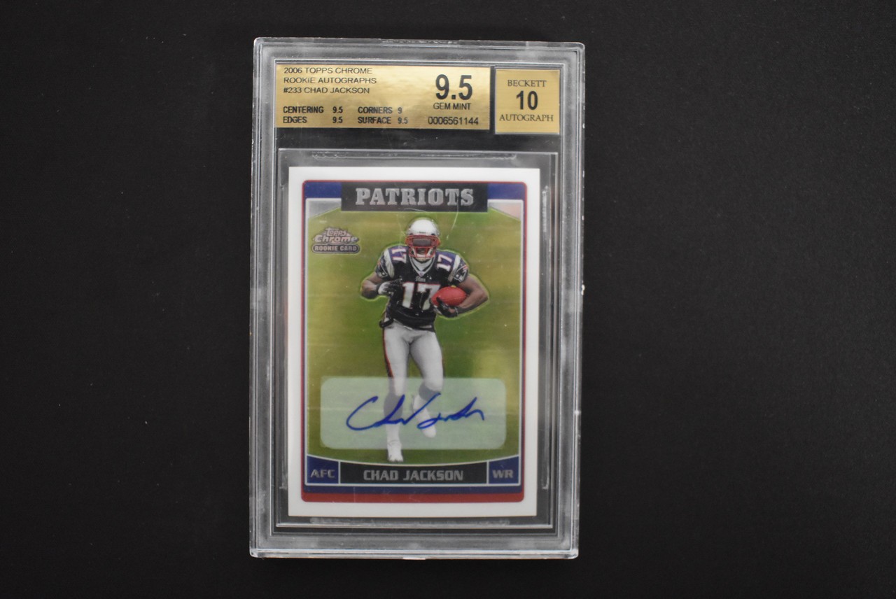 Chad Jackson Topps Chrome #233 Autograph