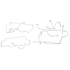 Classic Tube Brake Line Kit Complete Stainless Steel Without ABS Mustang V6/G...