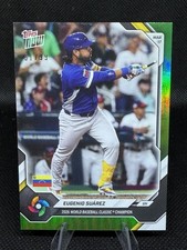 Eugenio Suarez 2026 Topps Now Venezuela WBC Championship Set Green Foil /99