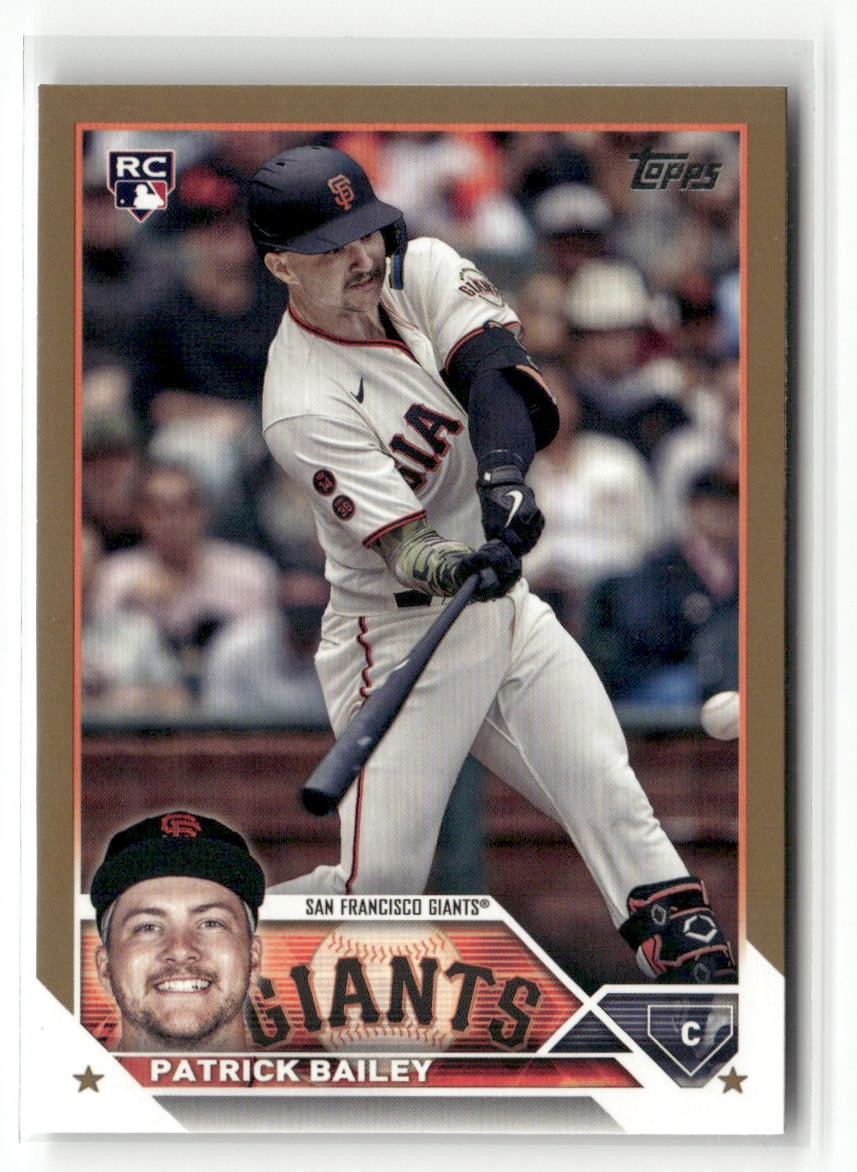 2023 Topps Update #US8 Patrick Bailey Gold #/2023 RC ROOKIE
