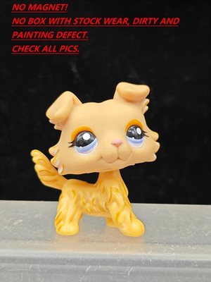 Figurine Littlest Pet Shop #1194 – Chien Colley – Authentique LPS 131