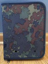 Mil-Tec Commander A4 Flecktarn Camo Folder Document Folder Organizer Unused