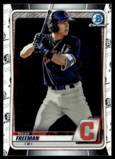 2020 Bowman Chrome Prospects Tyler Freeman Cleveland Indians #BCP-40