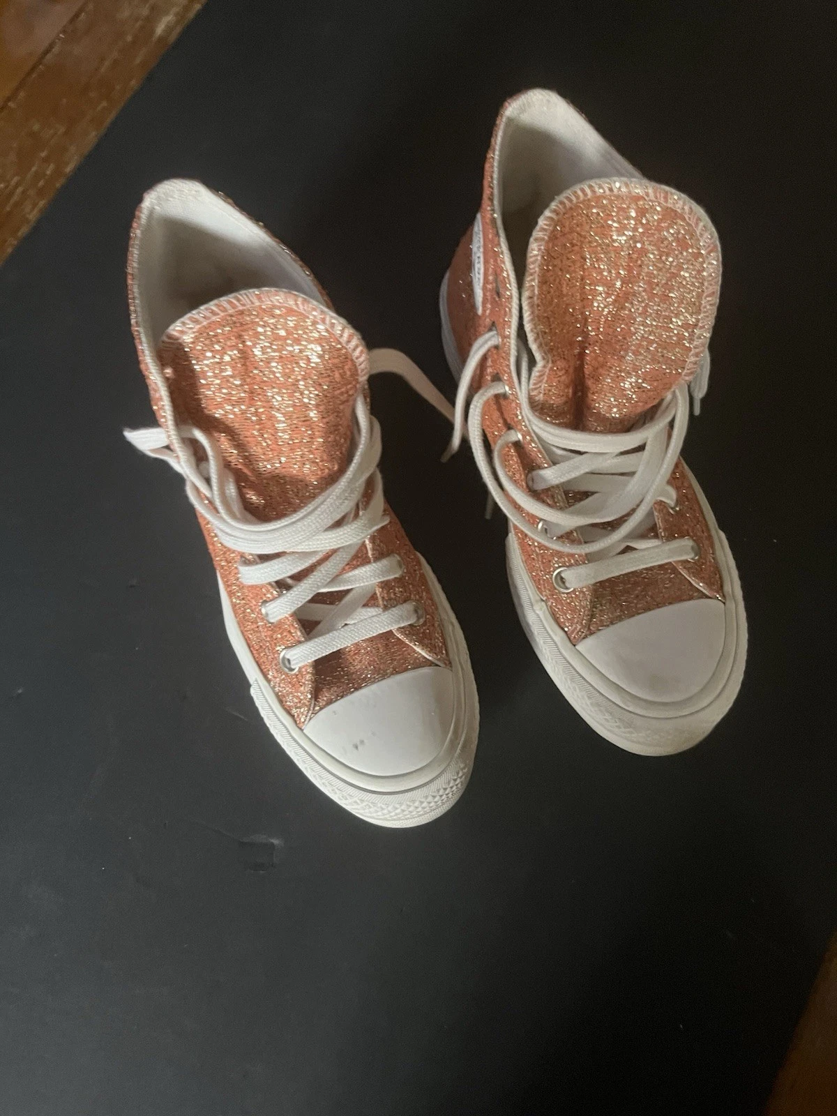 Taglia 5 5 Converse Chuck Taylor All Star Lift High Metallic Shimmer W
