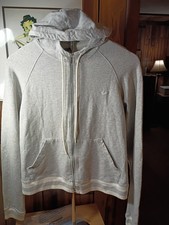 Youth Unisex Nike Full Zip Hooded Sweatshirt Gray L 12-14 
