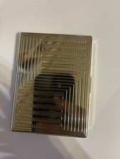 Retro Trafalgar Silver 1-Clip Cigarette Case Business Credit Card Holder