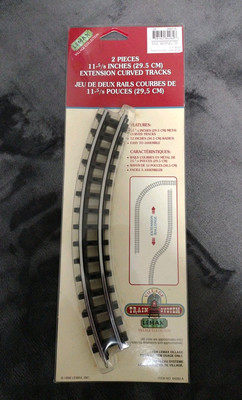 Lemax Village System Expansion Curved Tracks Pack of 2 Pieces 11-5/8 Inches 