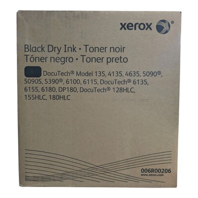 Genuine Xerox 006R00206 Black Toner Cartridge DocuTech 135/4135/4635/5090/5090S