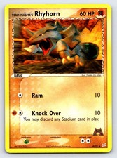 Team Magma's Rhyhorn 68/95 Common Team Magma vs Team Aqua Pokemon Lightly Played on eBay