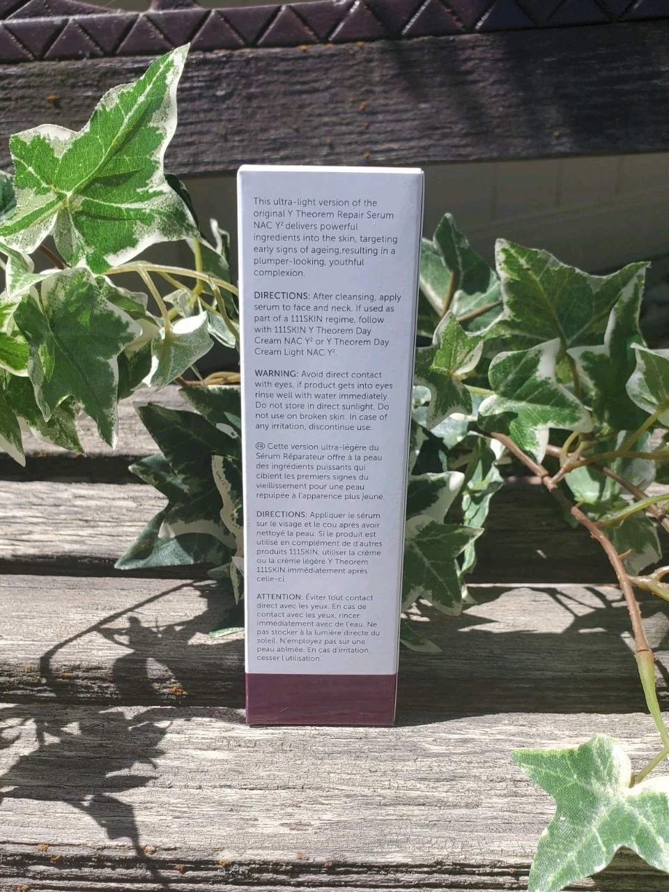 111SKIN Y Theorem Repair Light Serum NAC Y² 1.01 Fl Oz Full Size 