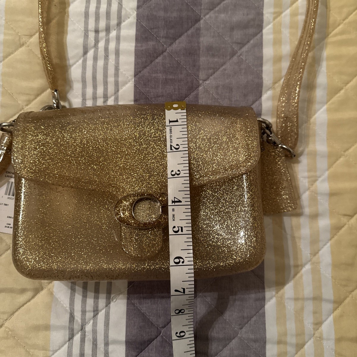 Coach Jelly Tabby Shoulder Bag Gold New | eBay