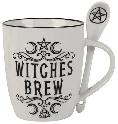 Alchemy England Tasse  Witches Brew weiß/schwarz Standard