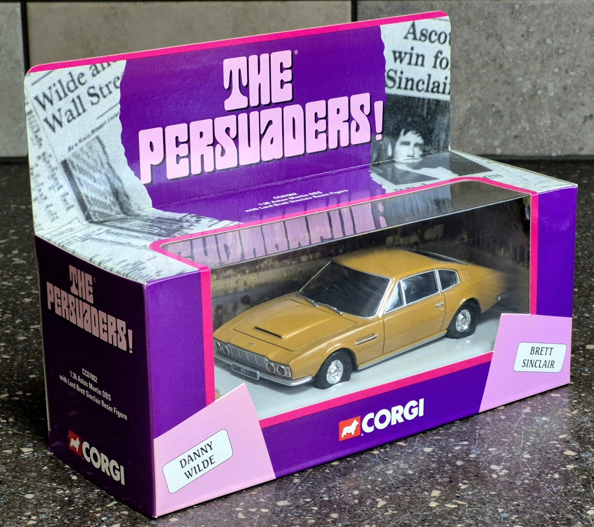 Corgi 1960 Aston Martin The Persuaders DBS Car Model Set