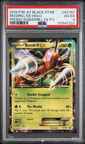 2016 Pokemon Xy Black Star Promo Beedrill EX PSA 4 #XY157