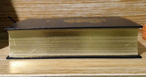 1981 Royal Wedding Charles & Diana Blattgold Oxford Heilige Bibel 14 x 9,5 x 3,5 cm - Bild 5 von 9