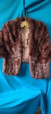 VINTAGE SQUIRREL FUR STOLE-FURS BY TRUESDELL