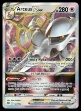 Pokemon Cards Arceus VSTAR 123/172 Brilliant Stars Holo Rare VSTAR NM *2