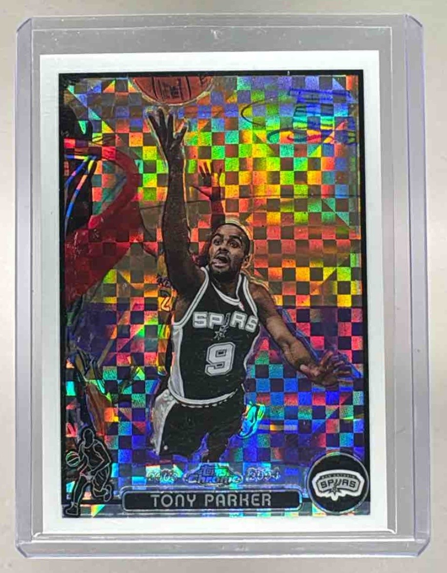 Tony Parker 2003 Topps Chrome #9 XFractor /220