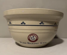 Roseville, Ohio Pottery Arm & Hammer Stoneware 12" Large Mixing Bowl Over Proof