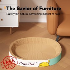 XL Cat Scratcher Bed Cardboard Lounge 19.7" Furniture Protector