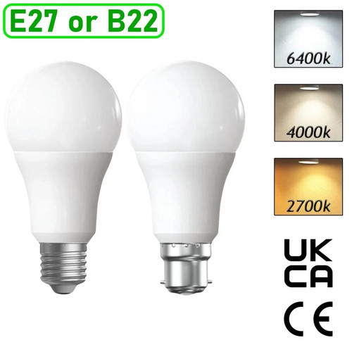 LED GLS Bulbs 40W 60W 100W Warm Cool White BC/B22 ES/E27 Bayonet ...