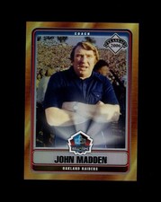 2006 Topps Chrome HALL OF FAME CLASS 06 REFRACTOR SP JOHN MADDEN /100! RAIDERS