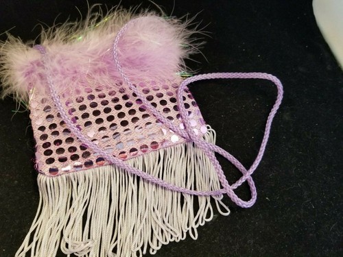 creative design purple glam little girls purse - Picture 2 of 5