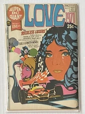 Super DC Giant s-21 4.0 VG Love 1971 HTF Highly Sought After Pop Art Groovy GGA