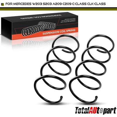 2 Front Sides Coil Springs for Mercedes-Benz C230 280 CLK320 350 500 A2033214304 - Image 1 of 4