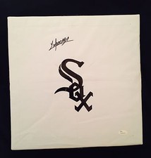 Yoan Moncada Autographed Chicago White Sox Baseball Base Cuba/ JSA
