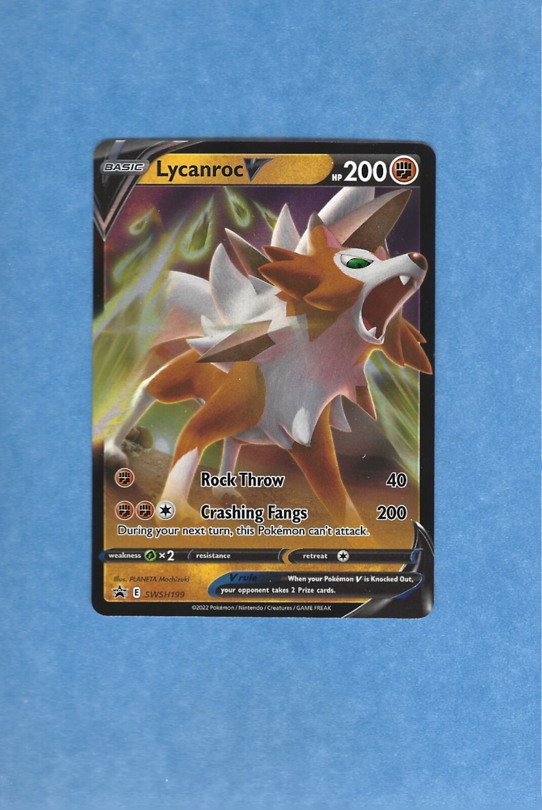 Lycanroc V 2022 Sword & Shield: Black Star Promo #SWSH199 V Battle Deck (Lycanroc  vs. Corviknight) Price Guide - Sports Card Investor