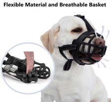 MATCHY2U Basket Dog MuzzlebSize 3 Silicone Black B 4 brand new