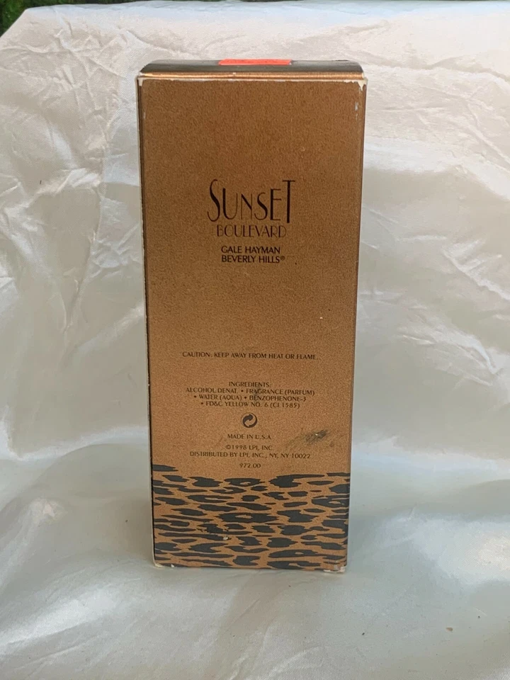 Gale Hayman Beverly Hills Sunset Boulevard 100 ml EDT Spray (nuevo con caja) Foto 2 de 4