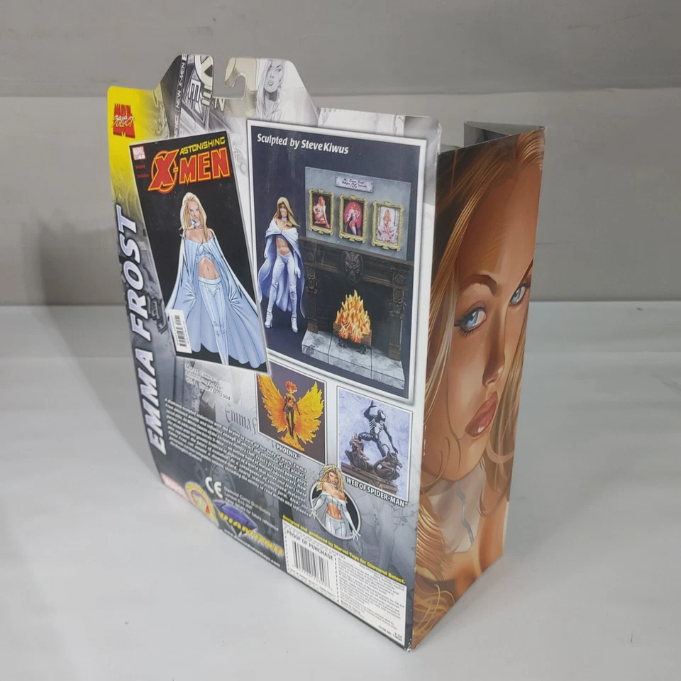 NUEVO Marvel Diamond Select Emma Frost Variante Transparente 7” Figura Persecución Diamante Foto 2 de 2