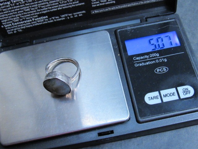 labradorite ring sterling silver - image 5