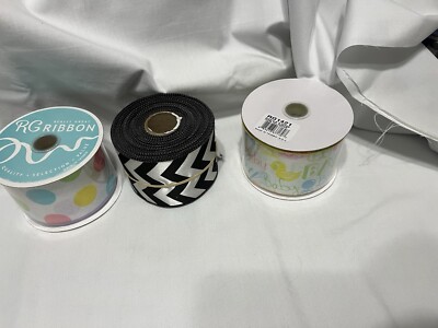 2.5   10 Yds Wired Ribbon