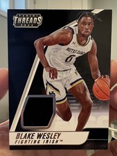 2022 Panini Chronicles Draft Picks Threads Memorabilia Blake Wesley Rookie RC