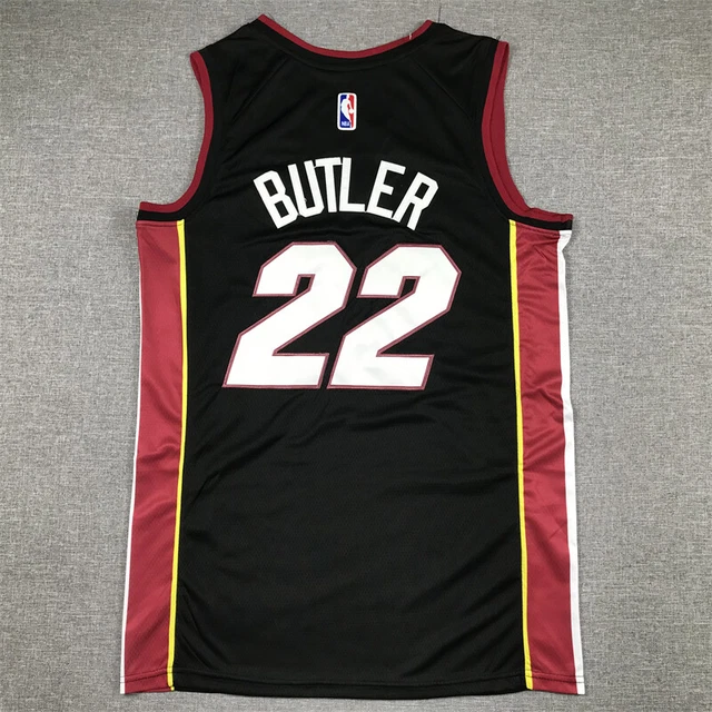 Maglietta Miami Heat Swingman 22 - Nero - Jimmy Butler - Uomo S-2XL- Maglietta Miami Heat Swingman 22 - Nero - Jimmy Butler - Uomo S-2XL-