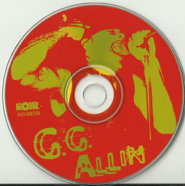 CD Punk GG Allin Res-Erected CD, Comp 1999 Punk (M / NM or M