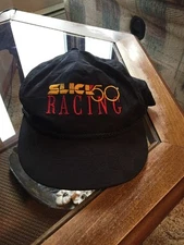 Slick 50 Racing Adjustable  BaseBall Cap One Size Fits All Black