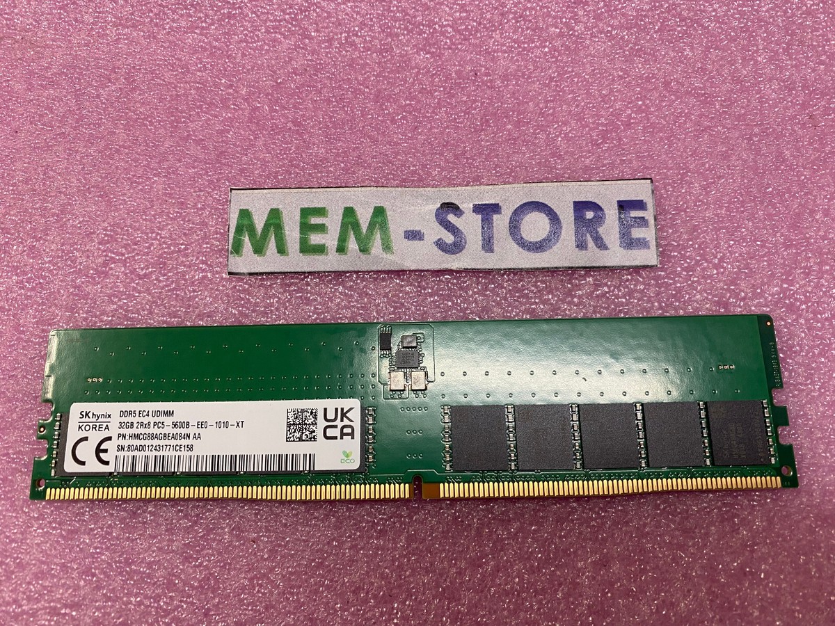 Mémoire RAM PC SK hynix 32GB(2×16GB) DDR4 REG RECC 2R×4 2400MHz