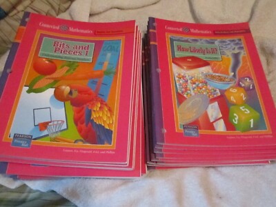 HUGE Connected Mathematics BOOK LOT Bits and Pieces + How Likely is it 22 BOOKS