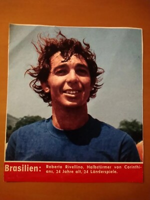 Roberto Rivelino, SB Kicker/FuWo,Corinthians Sao Paulo,Brasilien, 60/70iger J. 