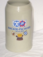 HACKER PSCHORR Br&auml;u M&uuml;nchen - 3 Liter Steinkrug - triple Ma&szlig;krug, neues Dekor