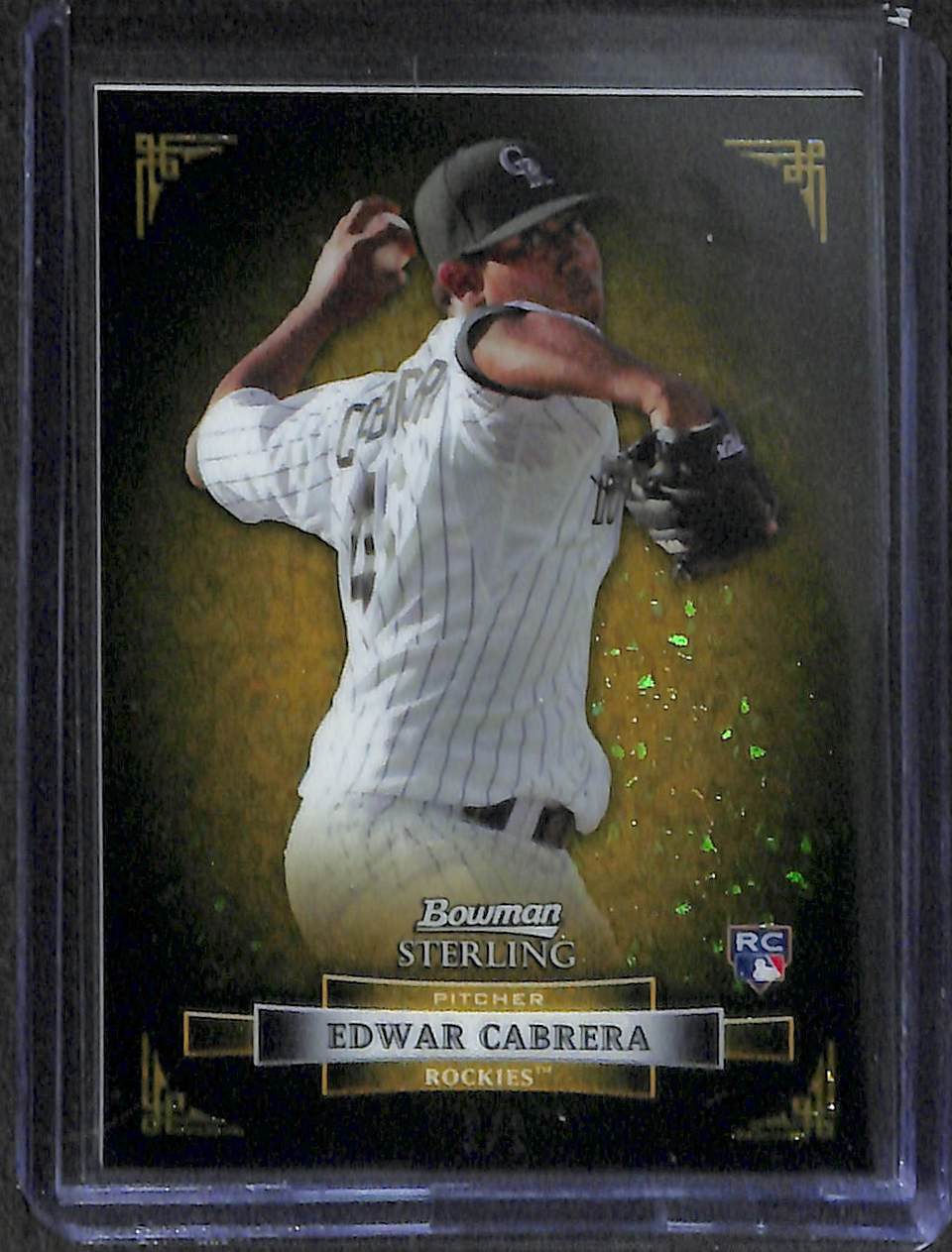 2012 Bowman Sterling Superfractor #5 Edwar Cabrera No 1 of 1