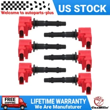 Set of 6 Ignition Coils for Mercedes-Benz C300 E350 E550 ML350 GL450 GL550 G550